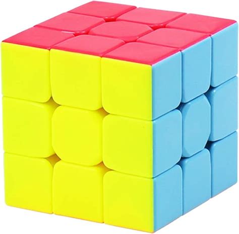 Coolzon Speed Magic Cube 3x3x3 Cube Magique 3x3 Stickerless 3d Puzzle