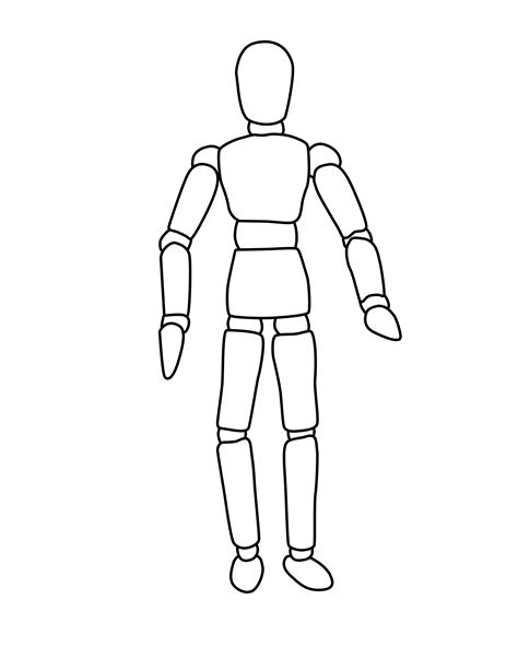 Body outline coloring pages download and print for free