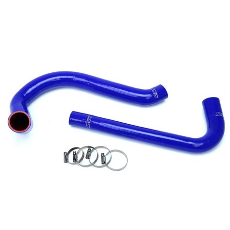 HPS Blue Reinforced Silicone Radiator Hose Kit Coolant For Jeep 87 95