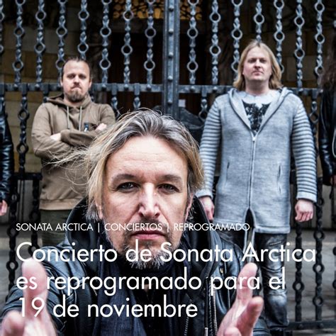 Concierto De Sonata Arctica Es Reprogramado Para El 19 De Noviembre