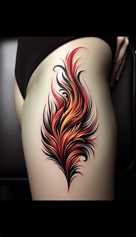 Exploring Abstract Flame Tattoo Meanings & Ideal Body Placement ...