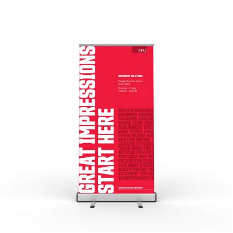 Popup Banners Sfu Document Solutions