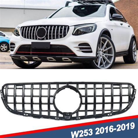 Front Grille For 2016 2019 Mercedes Benz W253 X253 GLC300 GLC43 AMG