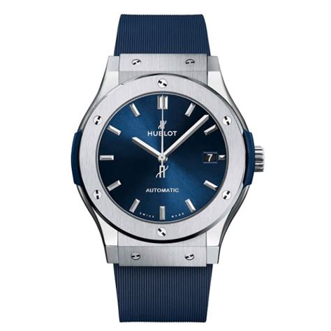 HUBLOT CLASSIC FUSION TITANIUM BLUE 45MM - Royal Watches LLC