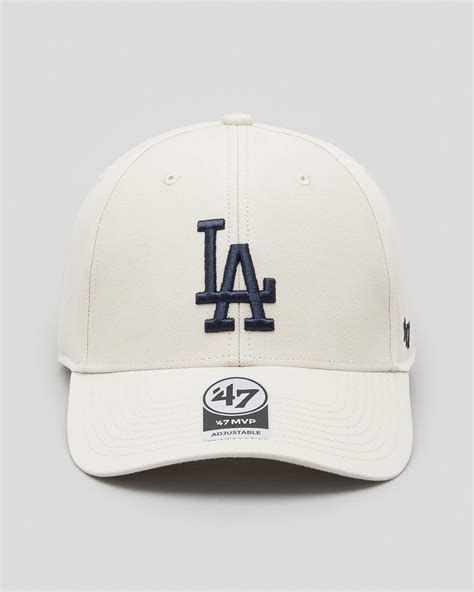 Shop Forty Seven Los Angeles Dodgers Legend 47 MVP Cap In Bone Fast