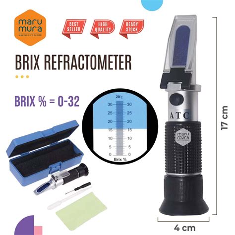 Jual Marumura Brix Refractometer Alat Ukur Kadar Gula Shopee Indonesia