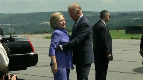 Watch Joe Biden give an endless hug to Hillary Clinton - CNN Video