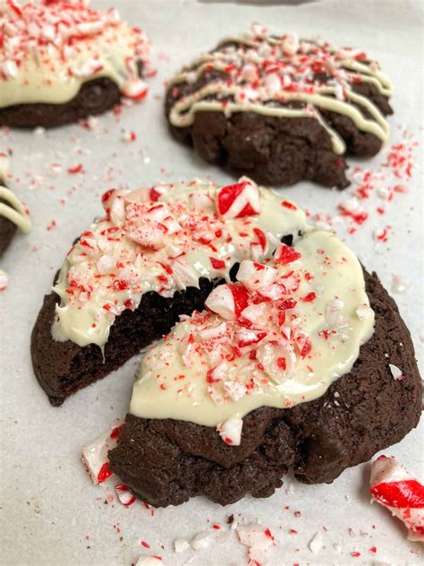 Peppermint Bark Cookies Bake When It Rains