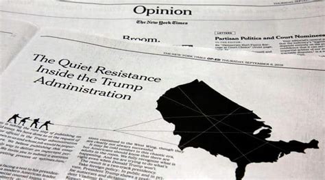 The Anonymous Nyt Op Ed Against Donald Trump All You Need To Know