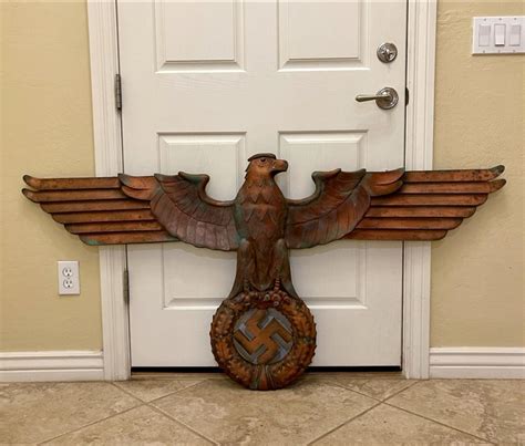 At Auction Unique Enormous Original 60 Inch Wingspan Third Reich Wall