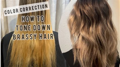 Color Correction Toning Down Brassy Hair Tips For Formulating Youtube