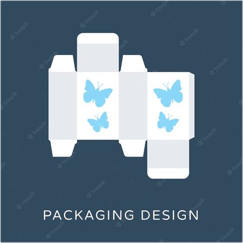 Premium Vector Packaging Design Flat Vector Icon