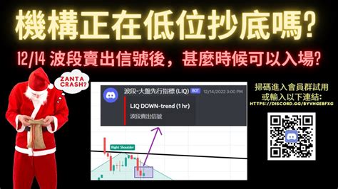機構正在低位抄底嗎 甚麼時候可以入場 12 18 2022 炒股 大盤 崩盤 投資 抄底 牛市 熊市 Santa