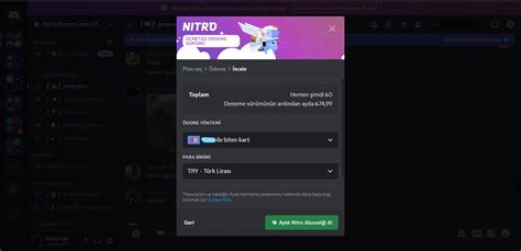 Discord bana 1 aylık ücretsiz Nitro verdi ve para istedi Technopat Sosyal