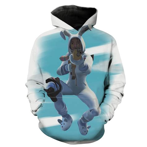 Fortnite Bunny Brawler Skin Hoodie Fortnite Pullover Hoodie Anime Hoodie Shop