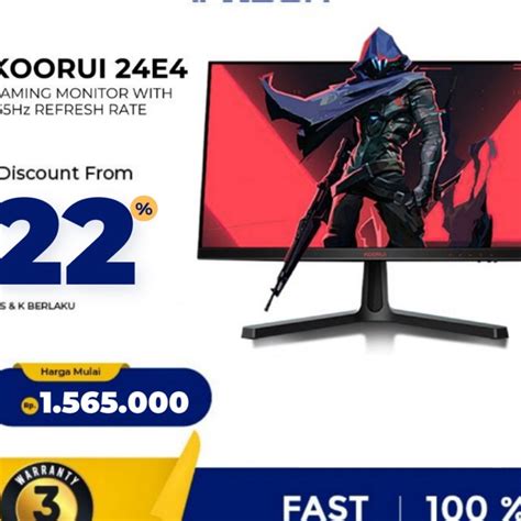 Jual Tawaran Terpanas Koorui 24e4 24 Inch Gaming Monitor Fhd 19218