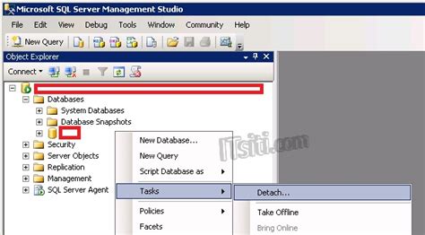 Detach And Attach Sql Server 2008 R2 Database