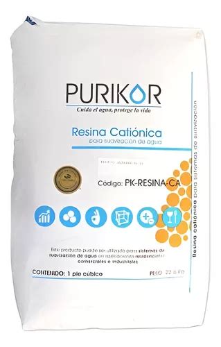 Resina Cati Nica Purikor Para Suavizador De Agua Kgs Env O Gratis