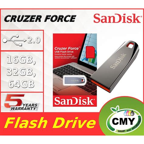 Sandisk Cruzer Force Metal Usb Pendrive Thumb Drive Cz Gb Gb