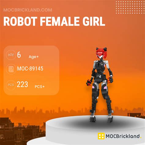 Robot Female Girl Mocbrickland Movies And Games With Pieces