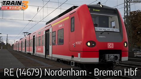 Re Nordenham Bremen Hbf Bahnstrecke Bremen Oldenburg Br