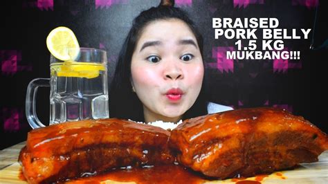 Braised Pork Belly Mukbang Mukbang Eating Show Mukbang Philippines