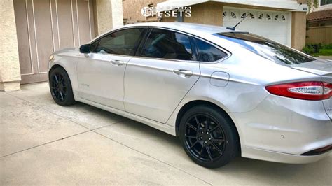 2013 Ford Fusion With 18x8 5 40 Tsw Chrono And 235 45r18 Hankook Ventus S1 Noble 2 And Stock