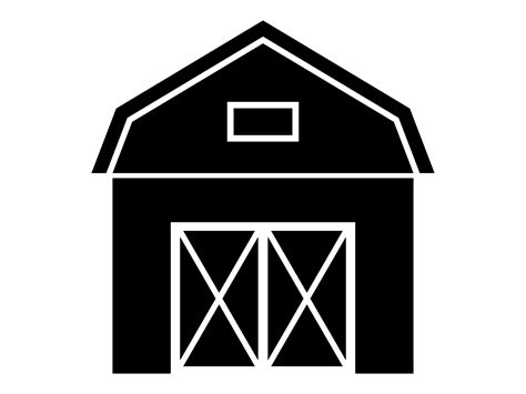 Barn SVG, Barn Silhouette, Barn Clipart, Barn Cut File, Barn PNG, Barn ...