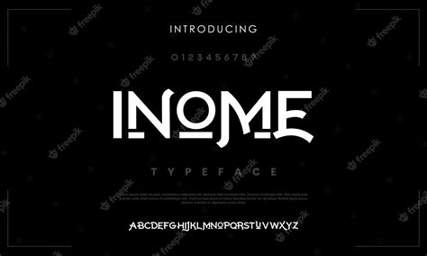 Premium Vector Abstract Fashion Font Alphabet Minimal Modern Urban