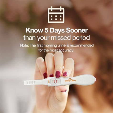 Easy Home Pregnancy Test Early Detection 5 Pack Accurate And Early