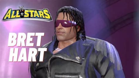 WWE All Stars Bret Hart Entrance Signature Finisher 1080p60fps