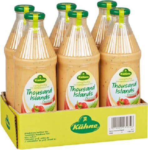 Kühne Dressing Thousand Islands 16 Vet 6 X 1 L Flessen