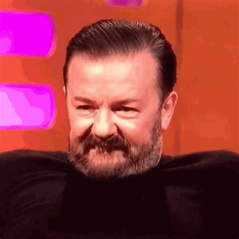 Ricky Gervais Smile  Rickygervais Smile Lipbite Discover And Share