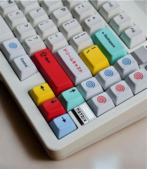 Sega Dreamcast 20 Keycap Set Cherry Profile Keycap Set Retro Console