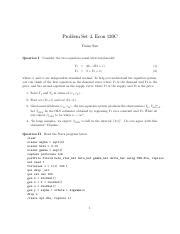 Problem Set4 2022 Pdf Problem Set 4 Econ 120C Yixiao Sun Question I