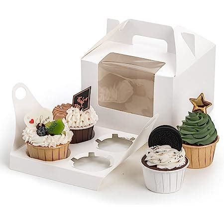 Amazon Jucoan 40 Pack Cupcake Box With Window Insert And Handle