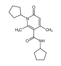 Cyclopentyl Dimethyl Oxo Dihydro Pyridine Carboxylic Acid