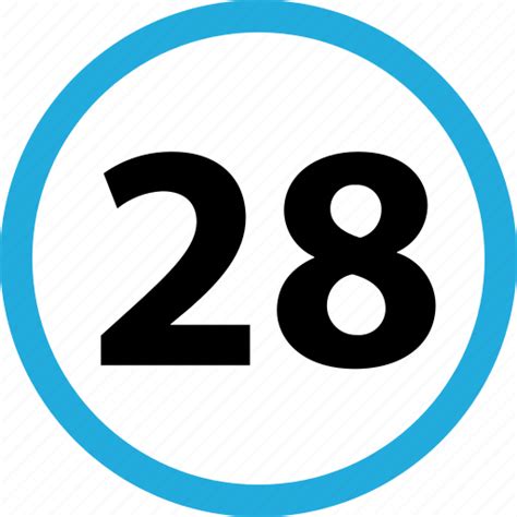 28 Numbers Number Icon Download On Iconfinder