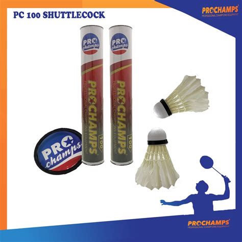 Jual Prochamps 100 Pc 100 Shuttlecock Kok Badminton Original Shopee