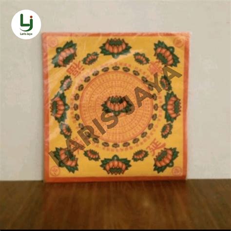 Jual Kertas Sembahyang Motif Teratai Shopee Indonesia