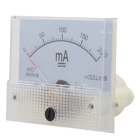 85c1 Dc 0 200ma Pointer Dc Ammeter Head Ampere Meter Gauge Current