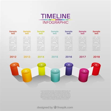 Free Vector | Creative infographic timeline design