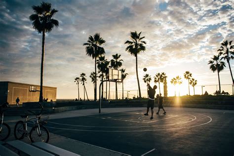 Beach Basketball Court Wallpapers On Wallpaperdog