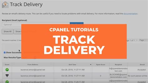 CPanel Tutorials Track Delivery YouTube