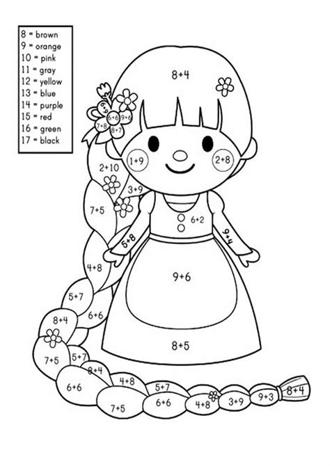 Free Printable Color By Number Worksheets For Kindergarten Tulamama