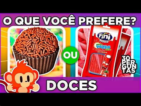 O Que Voc Prefere Edi O Doces Jogo Das Escolhas Qual Doce