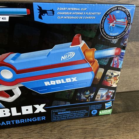 Nerf Roblox MM2 Dartbringer Blaster W 3 Elite Nerf Darts MM2