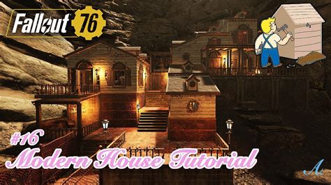 Fallout 76 Camp Tutorial Haunted Halloween House Step By Step Guide Modern House Tutorial 16