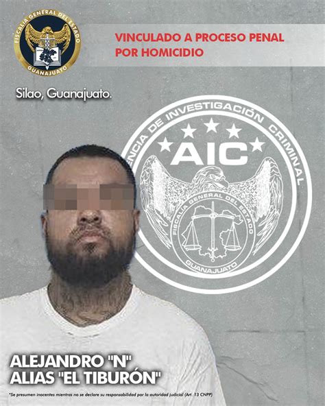 Alejandro N Alias El Tibur N Es Vinculado A Proceso Penal Por