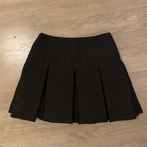 Jill Stuart Black Mini Skirt Size Small Depop